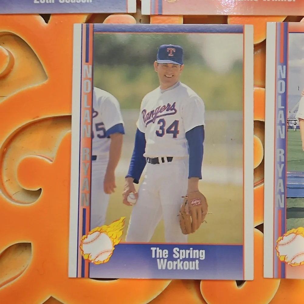 1991 Pacific Trading Cards Nolan Ryan 5 pack #76/#69/#94/#87/#107